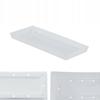 White Plastic Flower Pot 29 X 14.2 X 13.6