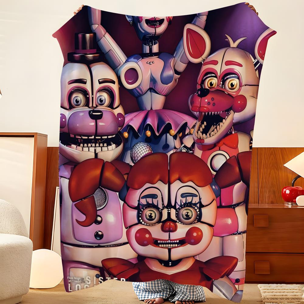 Игровое одеяло-плед F-Five Nights At Freddys-ss, легкое, уютное, прочное, моющееся, милое, классное