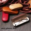 Портативный металлический чехол для очков для чтения из ПУ кожи Жесткий набор Держатель Коробка для очков Футляр для очков