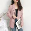 Розовая весенняя женская тонкая куртка в корейском стиле - Универсальная и повседневная мода Гонконга