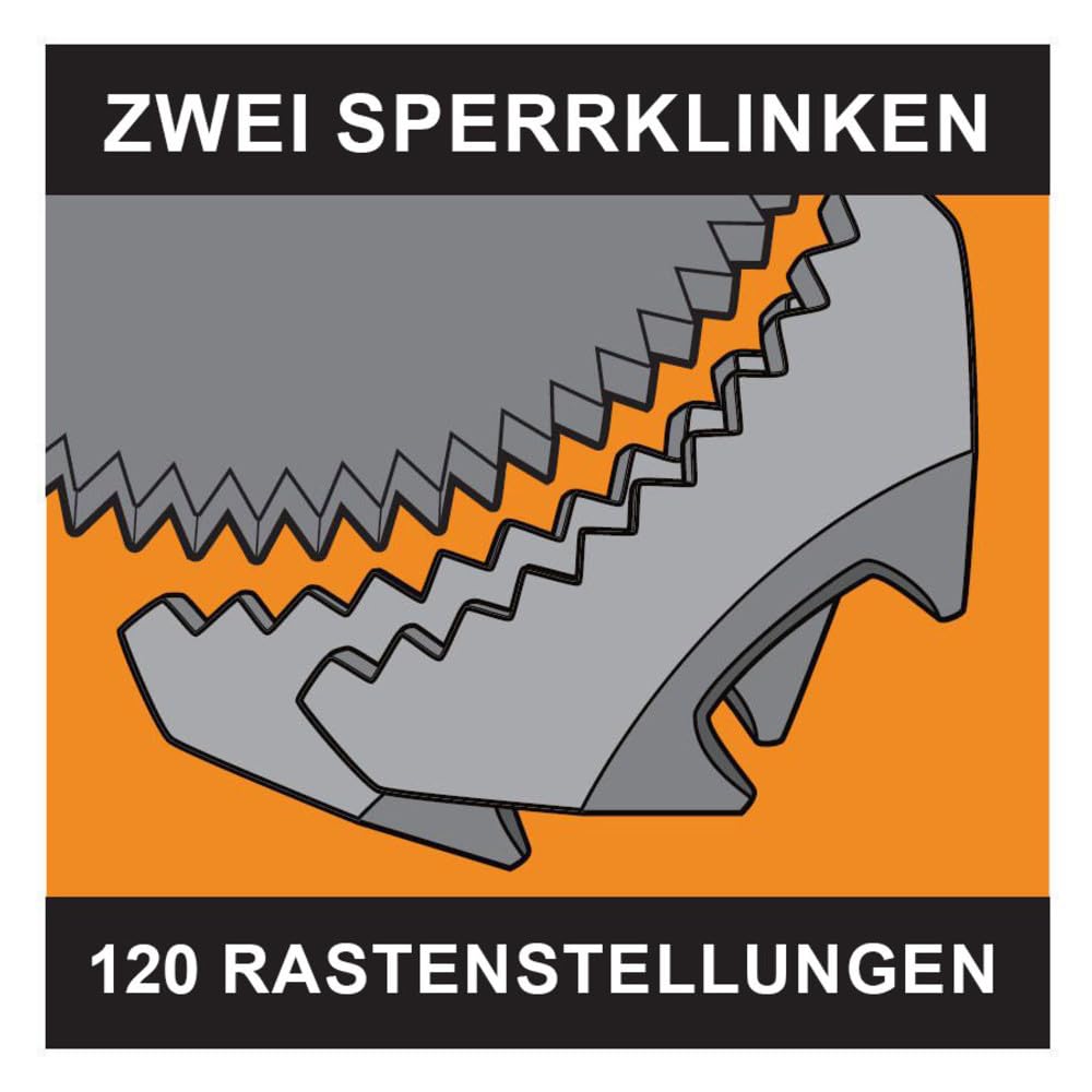 SATA Трещотка 120XP Привод ST12974 9.5мм