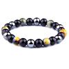 Power Stone Bracelet for Men and Women, Love, Protection from Evil, Tiger Eye Bracelet, 19cm, Prayer Beads, Good Fortune, Wealth, Natural Stone