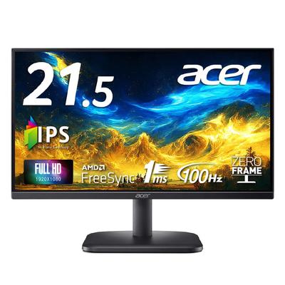 Стандартный монитор Acer дюймов IPS Full HD 100 Гц 1 мс HDMI Pin AMD FreeSync EK221QE3bi 21.5 D-Sub15