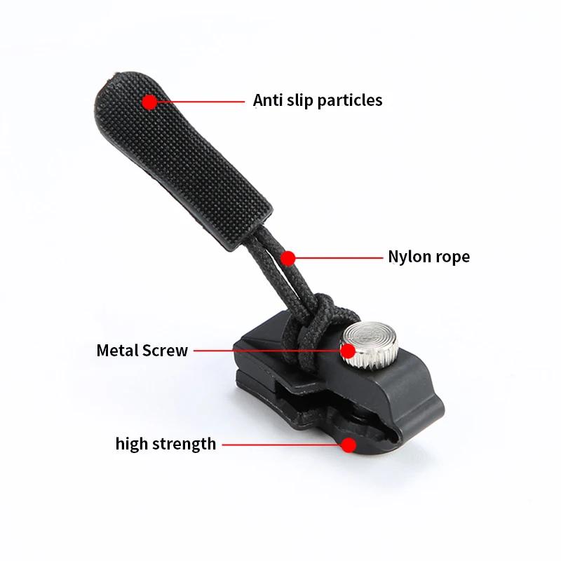 Универсальный съемный металлический пуллер-слайдер для молнии, съемный набор для мгновенного ремонта, рычажные замки для одежды, багажа, сделай сам