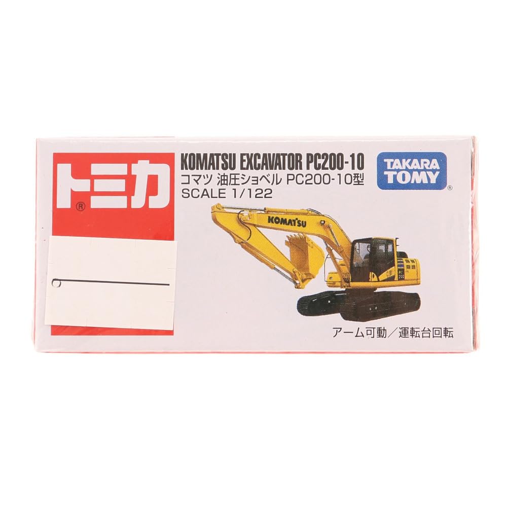TAKARA TOMY 9 Миниатюрная модель гидравлического экскаватора Komatsu Игрушечная машинка для мальчиков от 3 лет В коробке Игрушка Соответствует стандартам безопасности Сертификация ST Mark TOMICA TAKARA