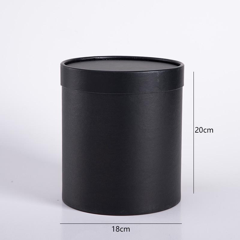 Solid Color Flower Gift Box Big Flower Arrangement Bucket Gift Packaging Paper Box Bouquet Storage