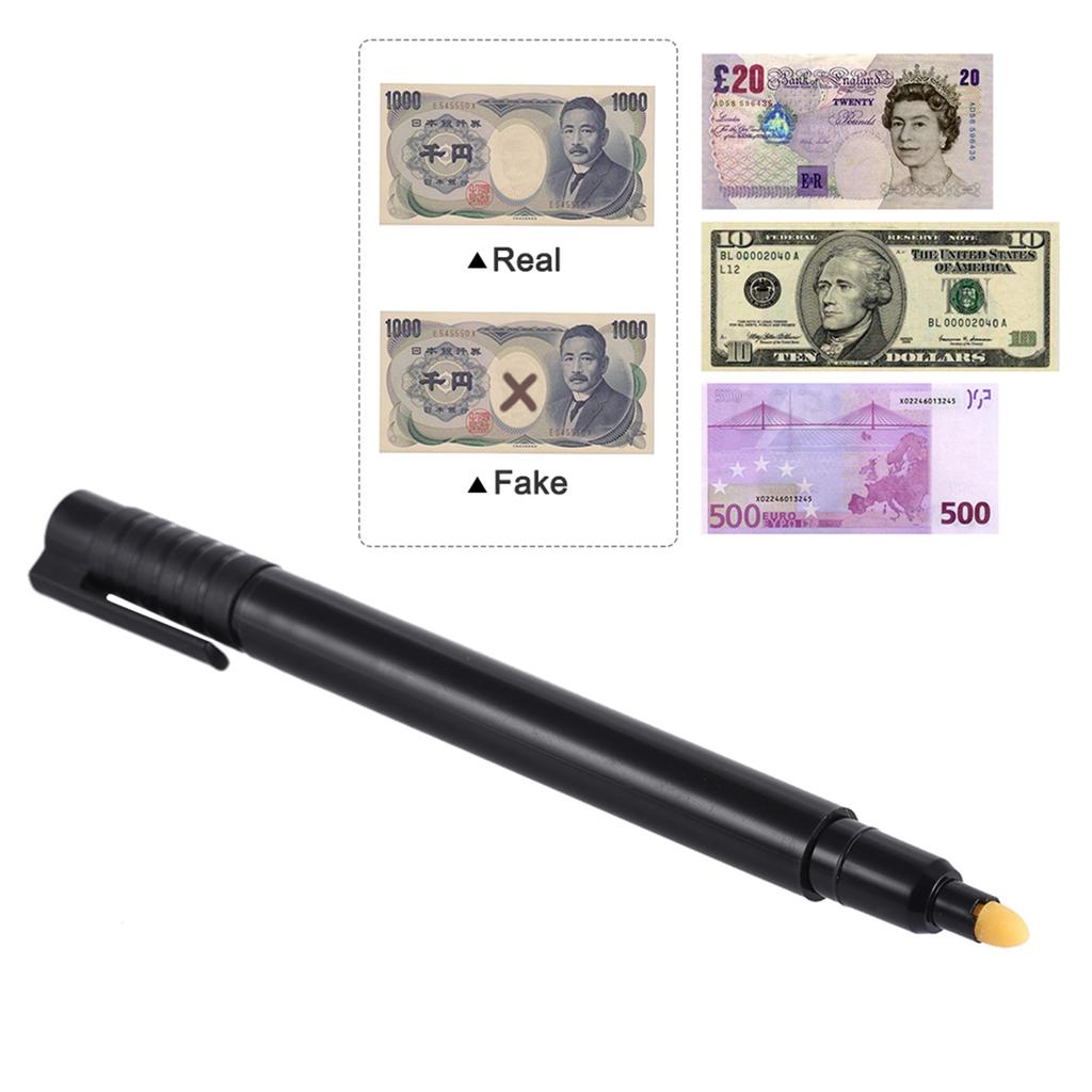 Tester Currency Cash Checker Marker for US Dollar Bill Euro Pound Yen Won