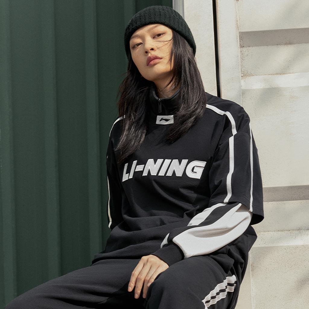 Спортивная футболка Li Ning Life Collection Унисекс Черная AHSUD29-2