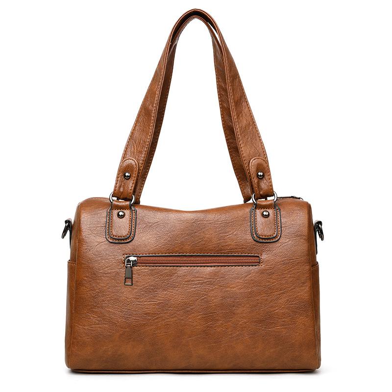 New Autumn and Winter Mother Bag Soft Leather Texture European and American Versatile One-shoulder Crossbody Bag Women's Backpack