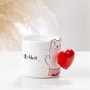 Творческая кружка с изображением животных «Любовь», бытовая пара, чашка для воды, чашка для завтрака, кофейная чашка, милая керамическая чашка, сувенир