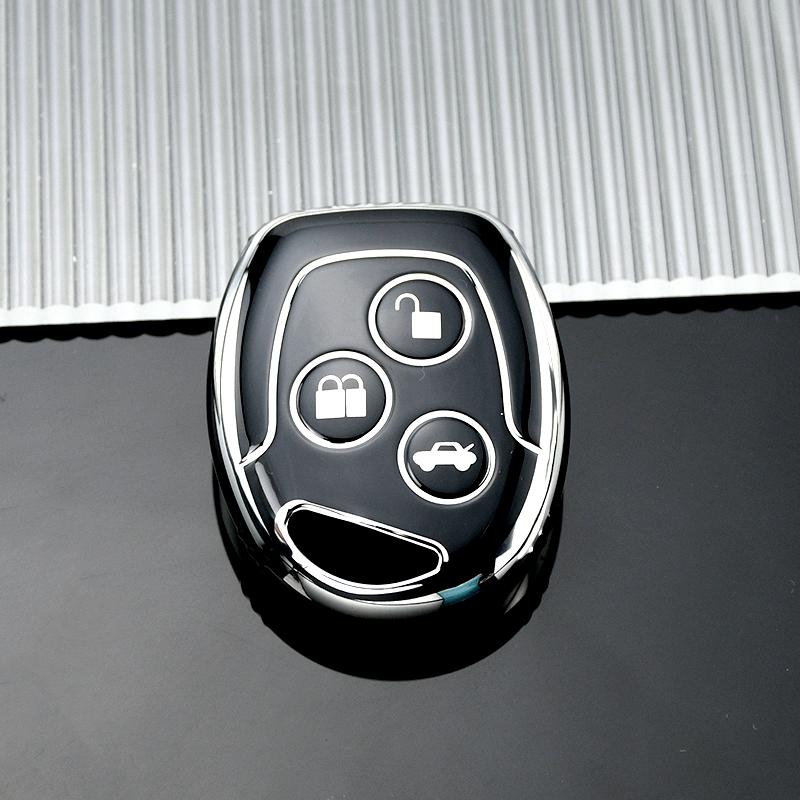 Чехол для дистанционного ключа с 3 кнопками, чехол-держатель для брелока, протектор для Ford Focus Mondeo Festiva Fusion Suit Fiesta KA