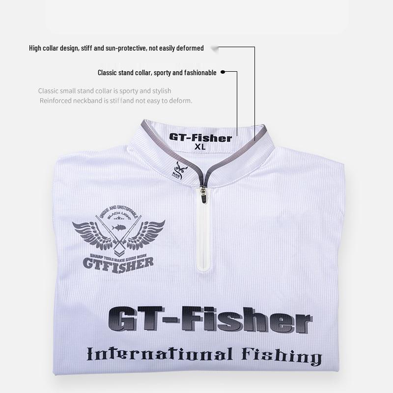 Мужская рыболовная рубашка с длинным рукавом Yikuda Aoshi GT-Fisher для защиты от солнца