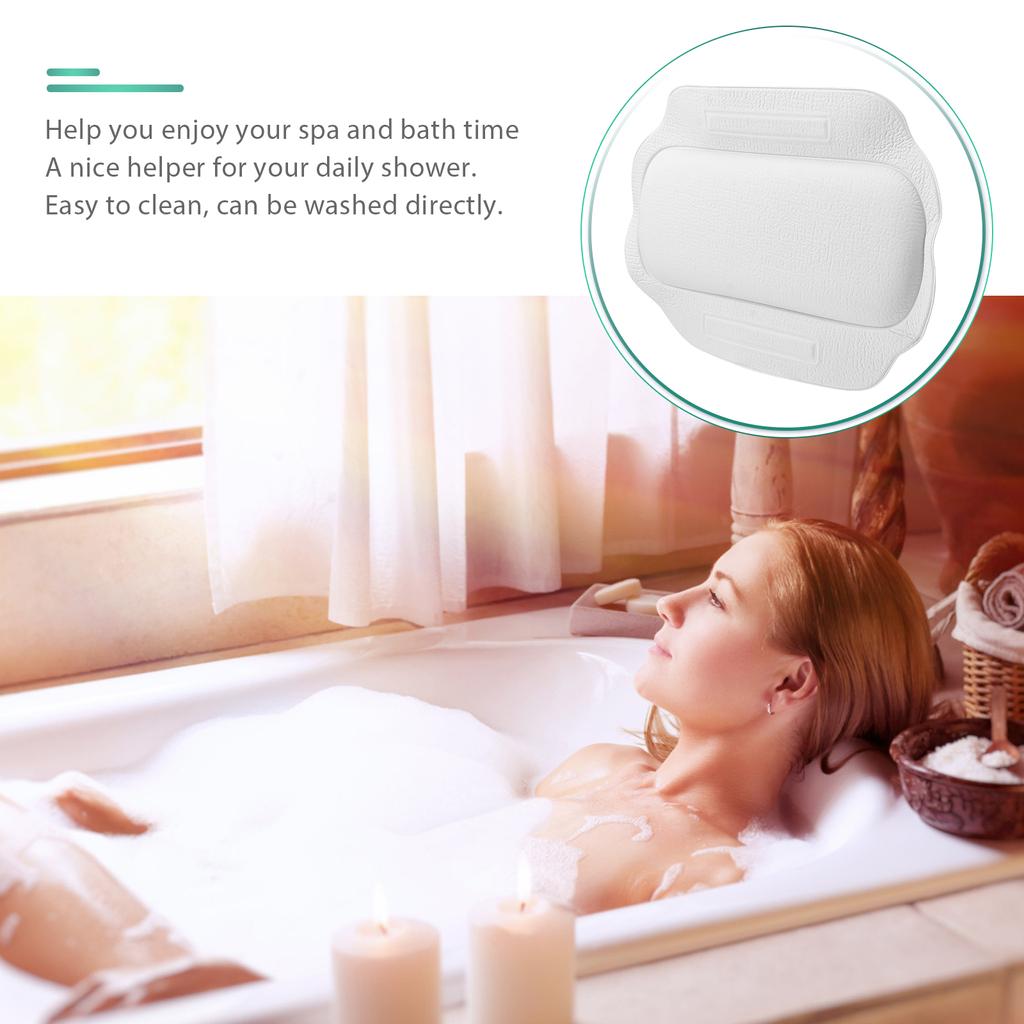 Подушка для ванны, спа-присоска, нескользящая, для дома, подушка для душа, подушки для поддержки головы, кровать