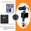 Comica CVM-V30 LITE Video Gun External Microphone for Sony, Nikon, Canon, DSLR Cameras, iPhone, and Huawei (Black)