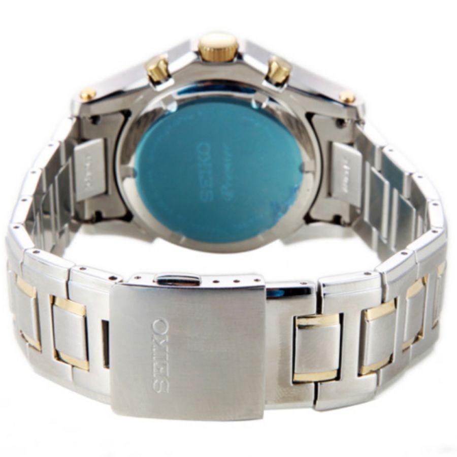 Мужские кварцевые часы с белым циферблатом, водонепроницаемость 100 м, ремешок из нержавеющей стали, три циферблата, деловой и повседневный стиль SPC058J1