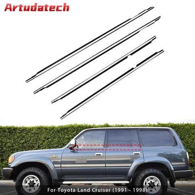 Artudatech 4 шт. Молдинг дверной накладки Для Toyota Land Cruiser Lexus LX450 FJ80/ FZJ80/ HDJ80 Автомобильные аксессуары