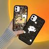 Line Puppy Maltese Cute Phone Case Silicone PC+TPU Case For iPhone 14 11 12 13 Pro Max 8 7 6 Plus X XR Hard Fundas