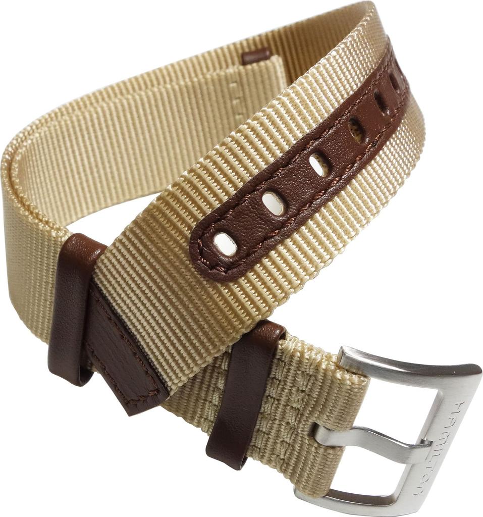 20 мм подлинный ремень H690694103 хаки полевой механический подлинный продукт бежевый номер корпуса H694390 [Hamilton] (Н690.694.103)