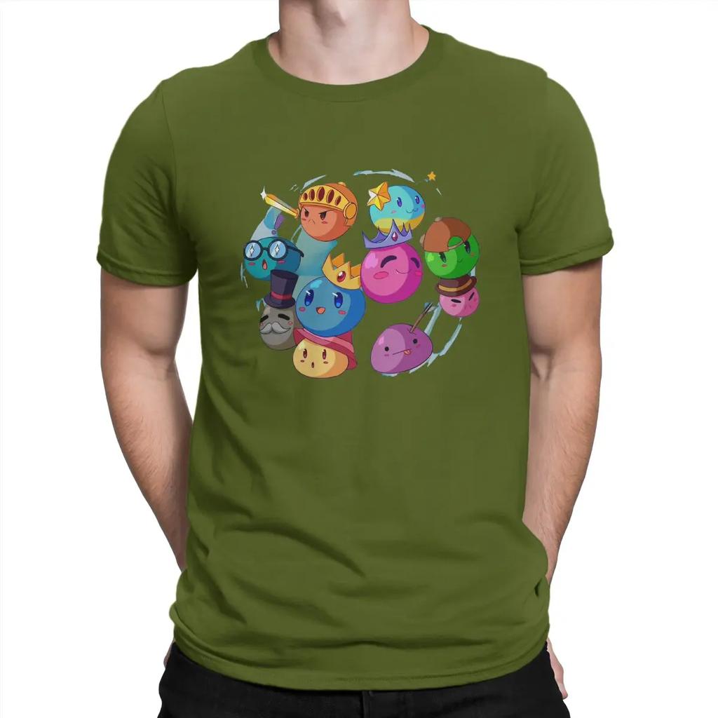 Terrarias Man TShirt Slimes Individuality T Shirt Graphic Sweatshirts Hipster Unisex