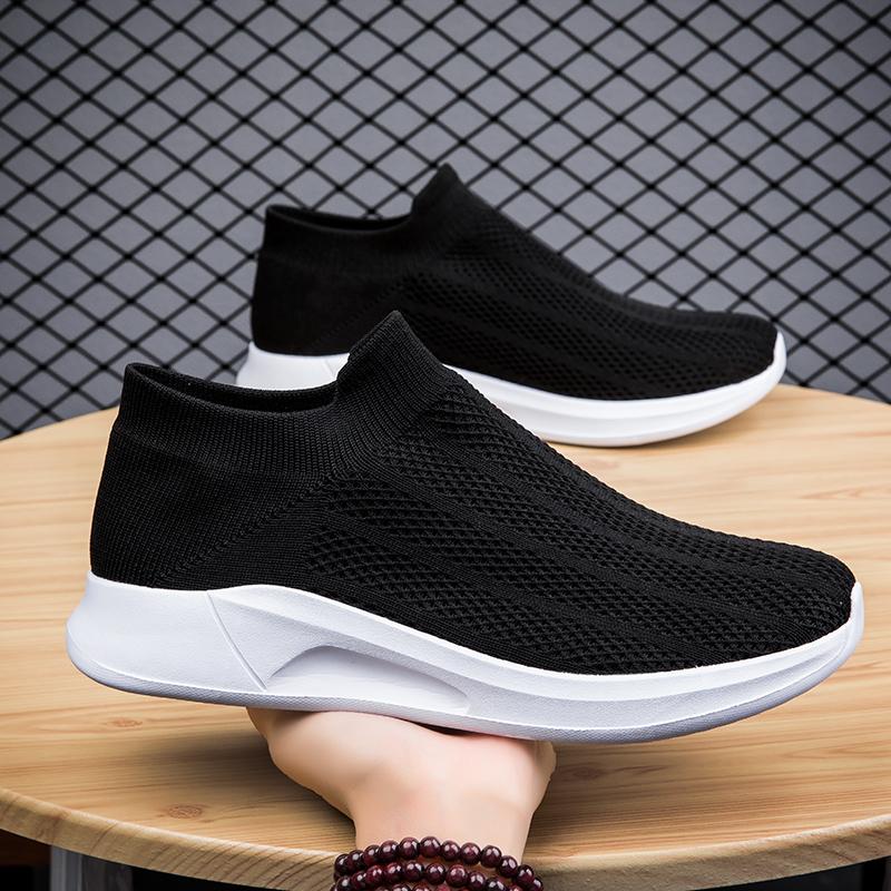Athletics Sneakers Male Walking Shoes Sneakers Men Breathable Man Casual Shoes New Style Running Sneakers Slip On Loafers Men