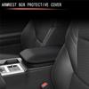 Durable-Car Center Console Armrest Box Cover Armrest Box PU Leather Panels For Toyota Prado LC250 2024 Black
