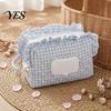 Hanging Stroller Organizer Quilted Diaper Wipes Bag with Strap, Dual Compartment Zipper Large Capacity Baby Portable Storage Bag, Dispenser for Travel