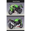 Welly 1/12 Scale 2021 Kawasaki Ninja ZX-10R Alloy Motorcycle Model Simulation Diecast Metal Scale Motorcycle Model Childrens Toy Gifts