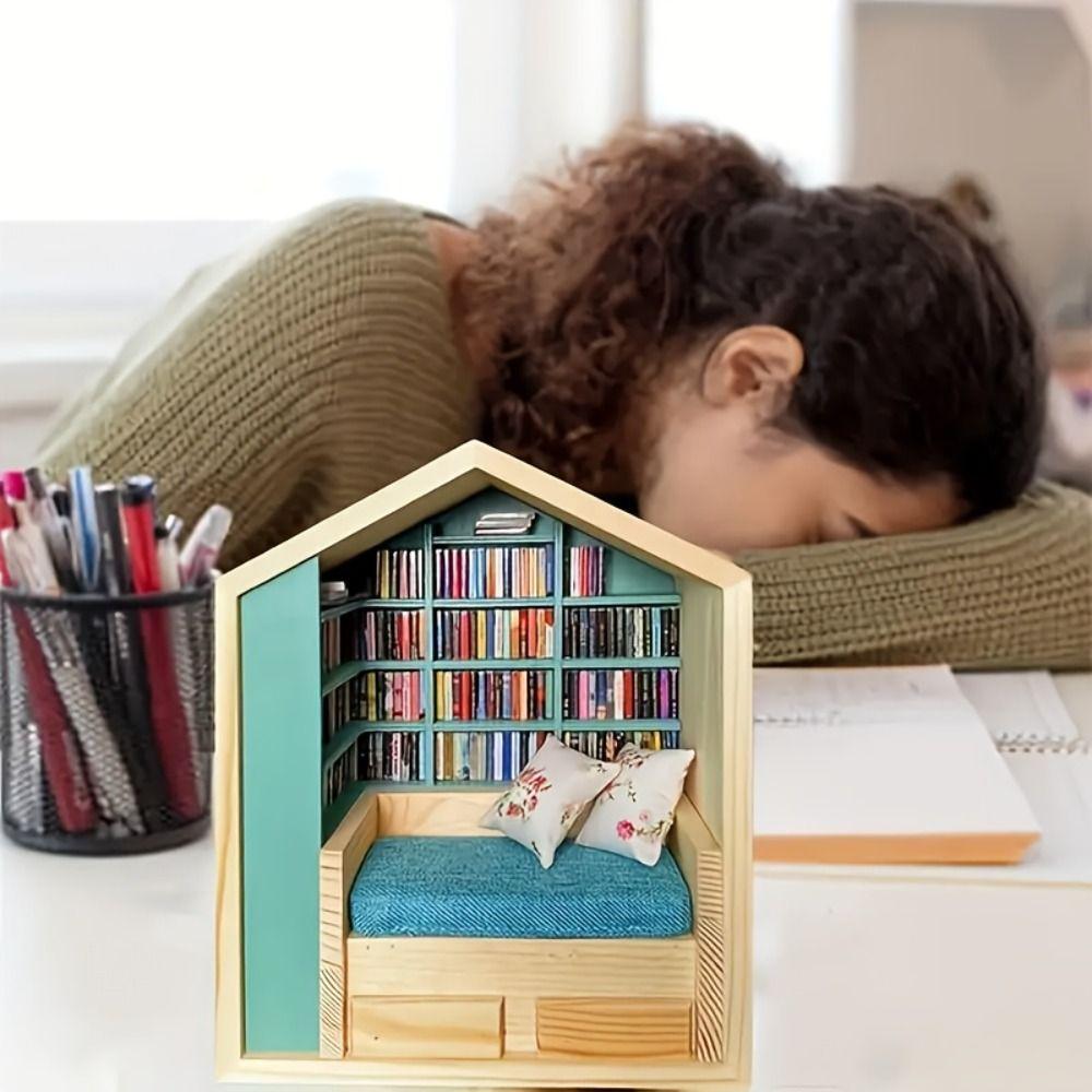 Креативная полка для книг против тревожности Снижение давления Мини-полка Непоседа игрушки для книголюбов