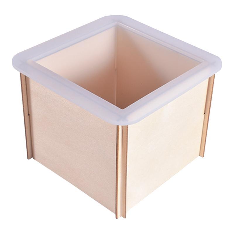 Clear Silicone Cube Molds Large Deep Square Epoxy Resin Mold Transparent Silicone Molds for Resin Casting DIY Jewelry Making