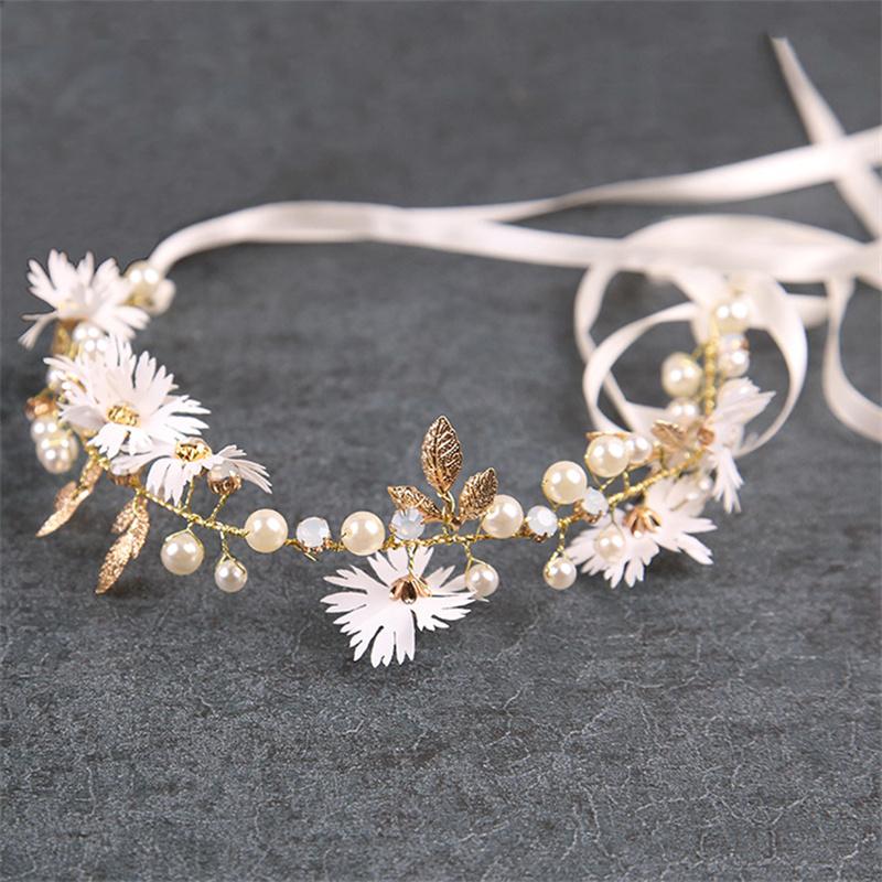 Super Fairy Headband Bridal Crown Sweet Wedding Dress Headdress Band Mori Girl Korean Style Flower Garland Hair