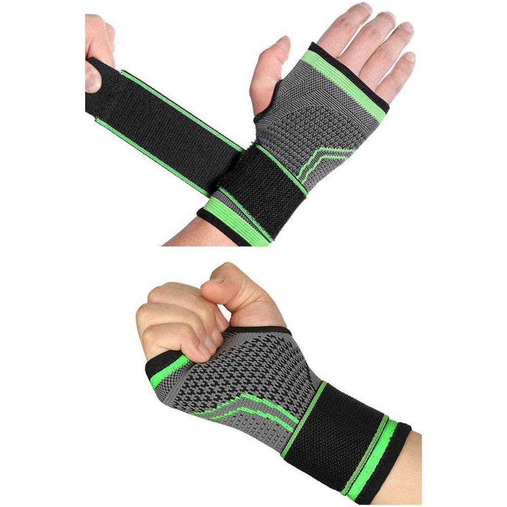 Elastic Compression Wristband Adjustable Strap Wrist Brace Wrist Rest Wrist Support Sports Safety