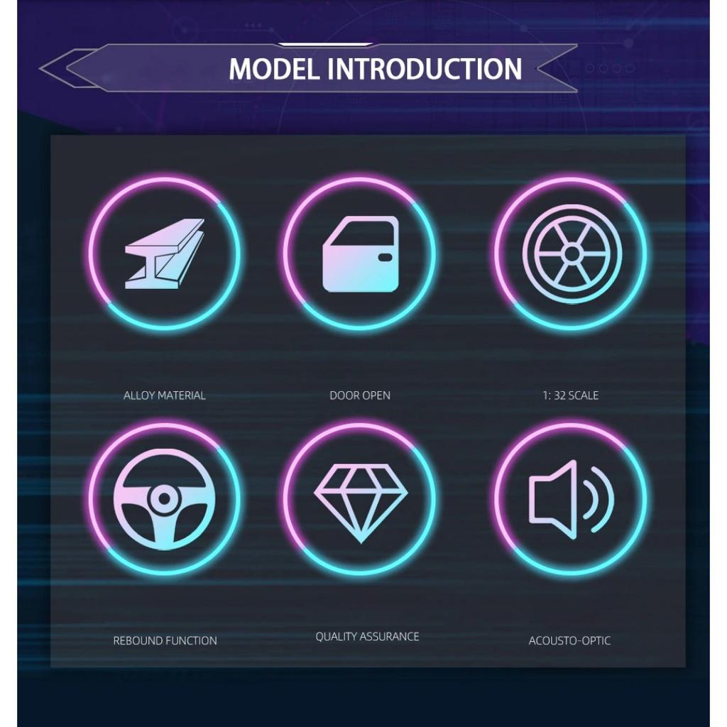 Масштаб 1/32 Суперкар Pagani Huayra BC Металлическая литая модель автомобиля Библиотека Статическая Звук и свет Украшения Подарок на день рождения для парня