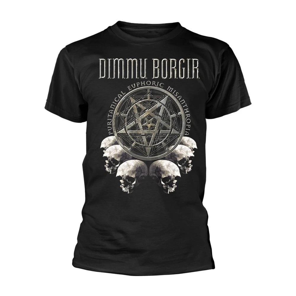 Dimmu Borgir 'Puritanical Euphoric Misanthropia' Черная футболка - НОВАЯ