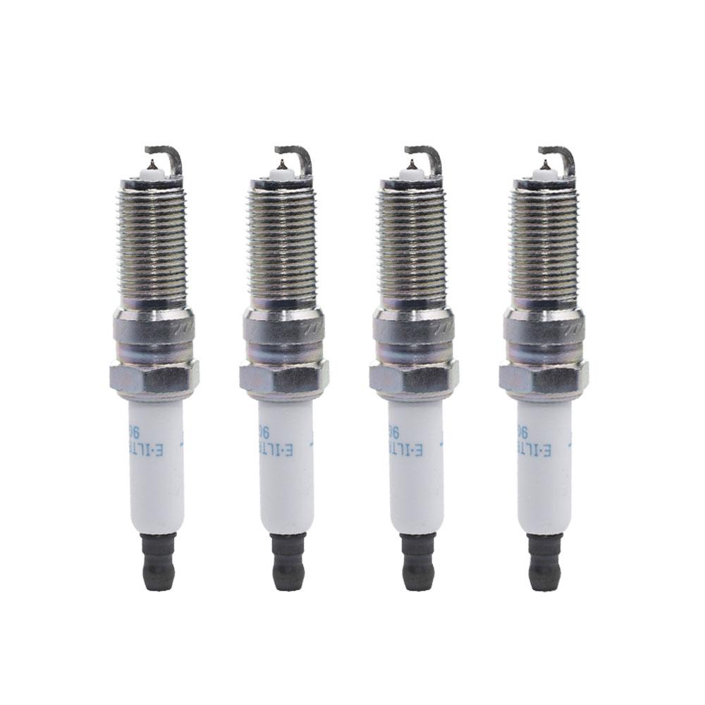 4pcs Spark Plugs For Buick GL8 Envision Regal Lacrosse Cadillac ATS CTS XTS Chevrolet Camaro Equinox Opel 12647827 ILTR6M9G