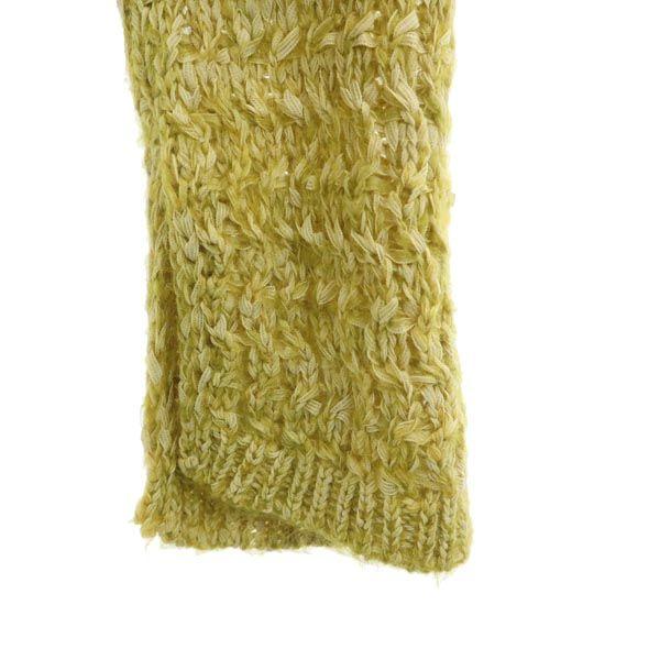 Неиспользованный свитер из трикотажа с длинным рукавом из шерстяной смеси Muller 38 от yoshiokubo Женский Б/у