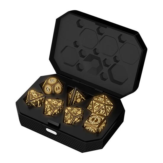 1 набор светодиодных светящихся игральных костей USB-перезаряжаемые RGB светящиеся многогранные игральные кости D4 D6 D8 D10 D12 D20 мигающие игральные кости для взрослых семейная вечеринка настольная игра