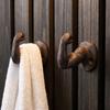 Unique Iron Hand Shape Holder Wall Mounted Decorative Muscle Arm Hook Heavy Duty Backpack Holder for Kitchen
