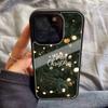 Модный Чехол для Телефона с Рисунком Елки в Стиле Ins Для IPhone17 16 15 14 13 12 11 Pro Max Глянцевая Жесткая PC Крышка HD