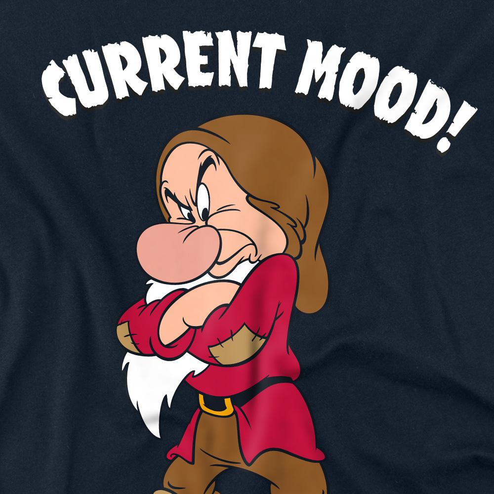 Snow White And The Seven Dwarfs Unisex Adult Current Mood Grumpy T-Shirt