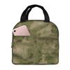 A TACS FG Insulated Lunch Bag Camouflage Women Kids Cooler Bag Thermal Portable Lunch Box Ice Pack Tote