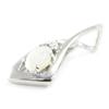 Les Trésors De Lily [E8671] - Handmade Silver Pendant 'Opal Goddess' Silver-white (rhodium-plated) - 20x8 Mm