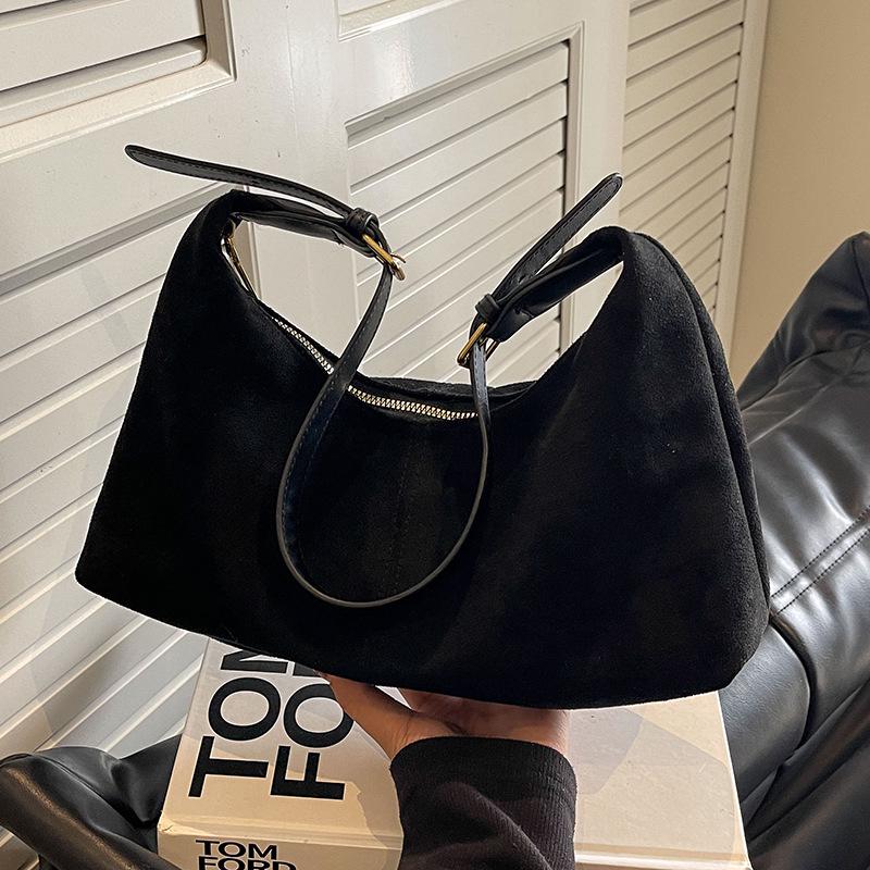 2023 Матовая Ретро Женская Сумка Через Плечо - Большая Вместимость, Универсальная Сумка-Тоут на Осень/Зиму для Поездок на Работу.