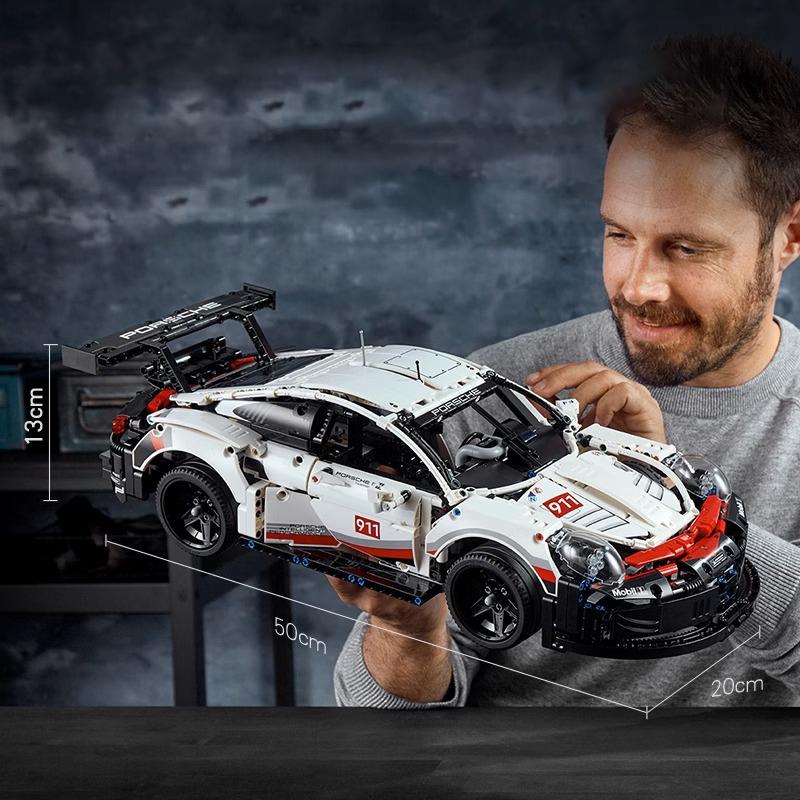 Высокотехнологичная модель 1314 шт. 1/14, супер гоночный автомобиль, строительный блок, откатной MOC, автомобильный кирпич, детская строительная игрушка