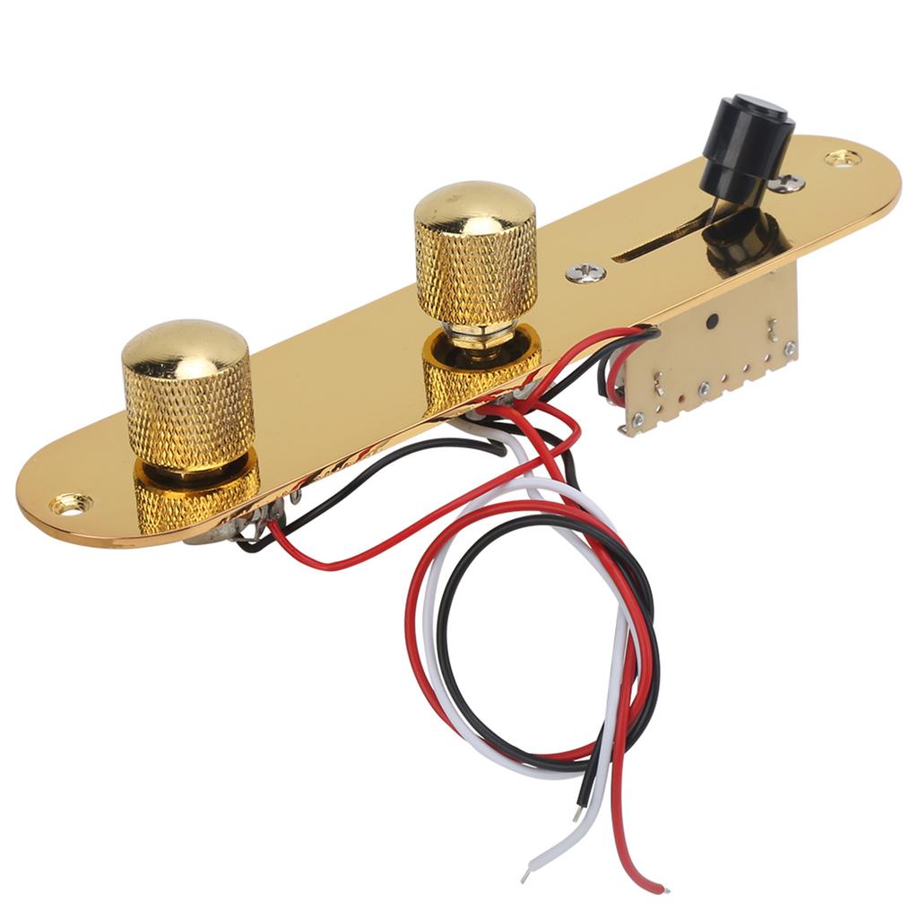 Guitar Control Plate Metal for TL Chrome Plated Prewired Circuit Board Replacement Accessories