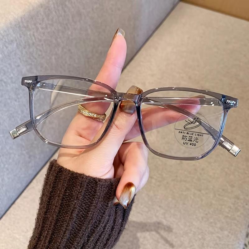 New Square And Round, Simple And Versatile Eyeglass Frames, Anti-blue Light Glasses9050
