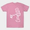 T Shirt Women Robotic Peeing Awesome Harajuku Print Kawaii Tshirt Summer Short Sleeve Female T-Shirt Top Tee