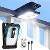 70 LED Clip-on Sensor Light, Outdoor, Solar-Powered, Motion Sensor, IP64 Waterproof, 3 Installation Methods, Timer Function, USB Rechargeable, 3