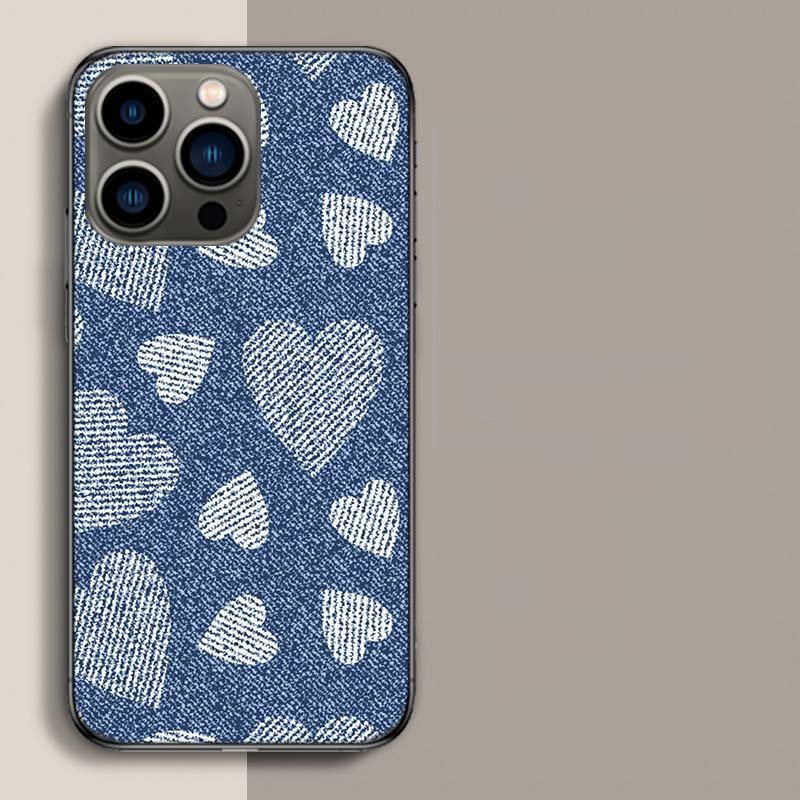 Стильный Чехол для Телефона в Стиле Джинсы Для Iphone 17 Air 15 Pro 14 Plus 16 Pro Max 17E 16E 12 13 Mini 11 Чехол Милые Fundas