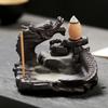 Hot Dragon Incense Burner Smoke Backflow Best Cone Censer Incense Holder Mini Office Desk Home Decor Teahouse Ornaments