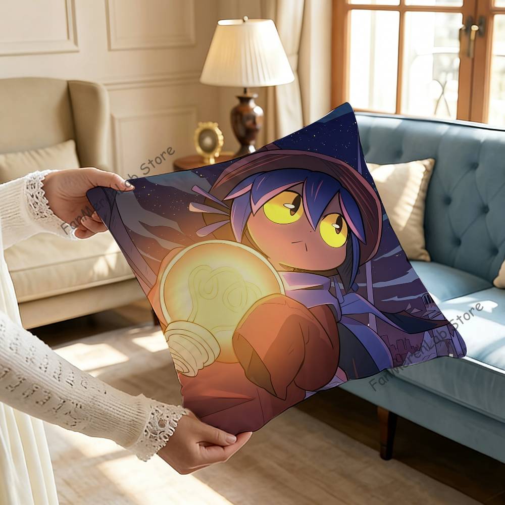 Anime NNiko OOneshotS Printed Pillow Cover Cushion Case Simple Sofa Pillow Case No Pillow Core